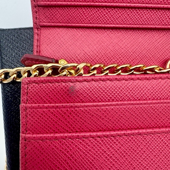 Prada Safiano Long Wallet with Chain - Picture 4 of 7